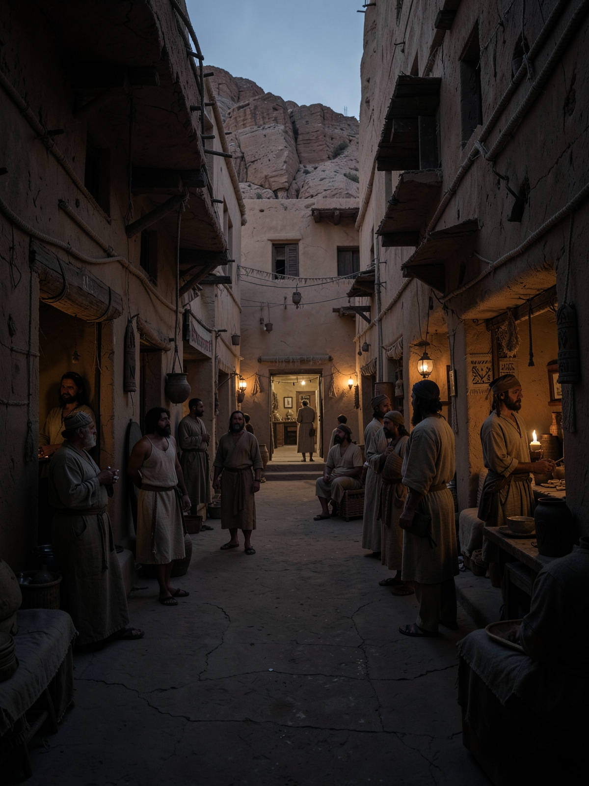 Darkness covers Egypt and negotiations end in threat — SacraScenes visual interpretation