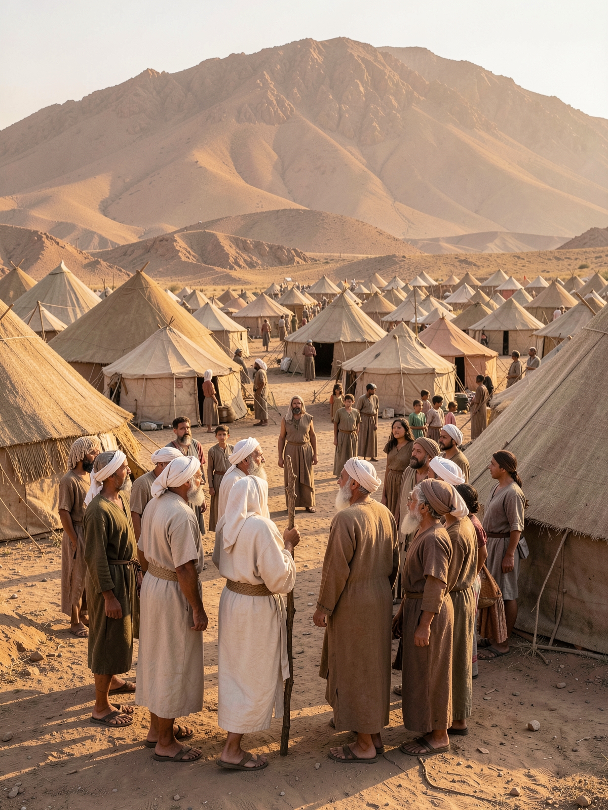 Israel camps at Sinai and accepts the covenant call — SacraScenes visual interpretation