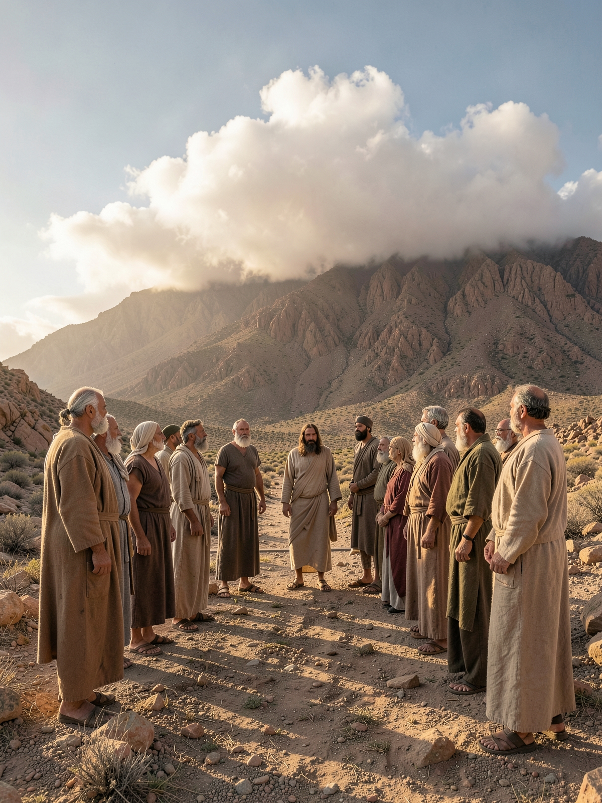 The boundary around Sinai is repeated — SacraScenes visual interpretation