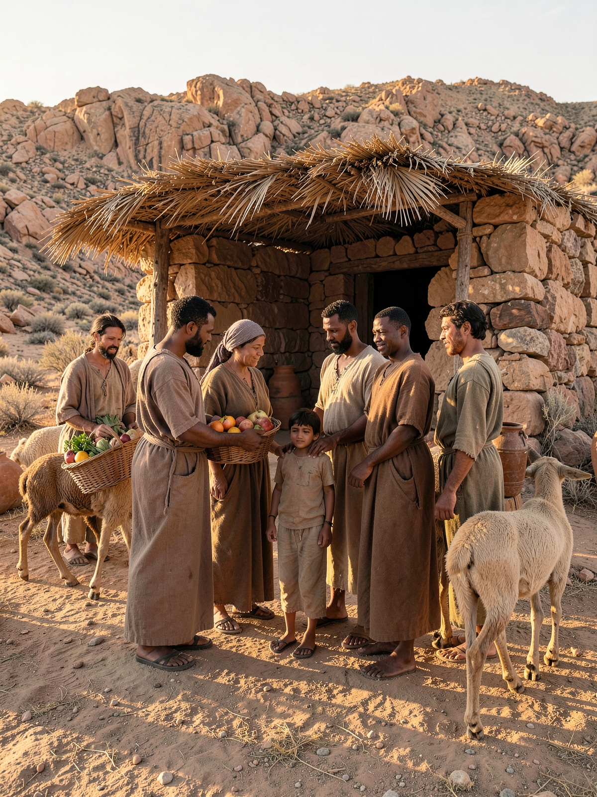 Honor, firstfruits and holiness close the chapter — SacraScenes visual interpretation