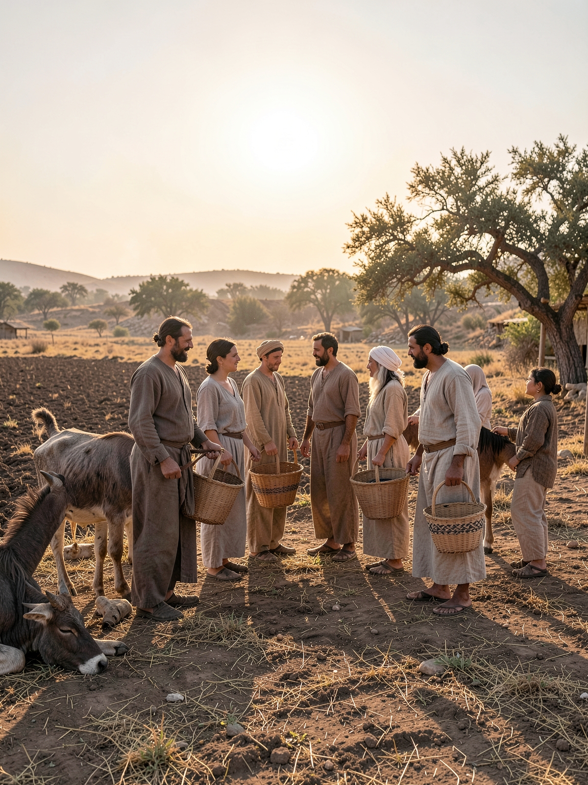 Land, labor and worship receive a rhythm of rest — SacraScenes visual interpretation