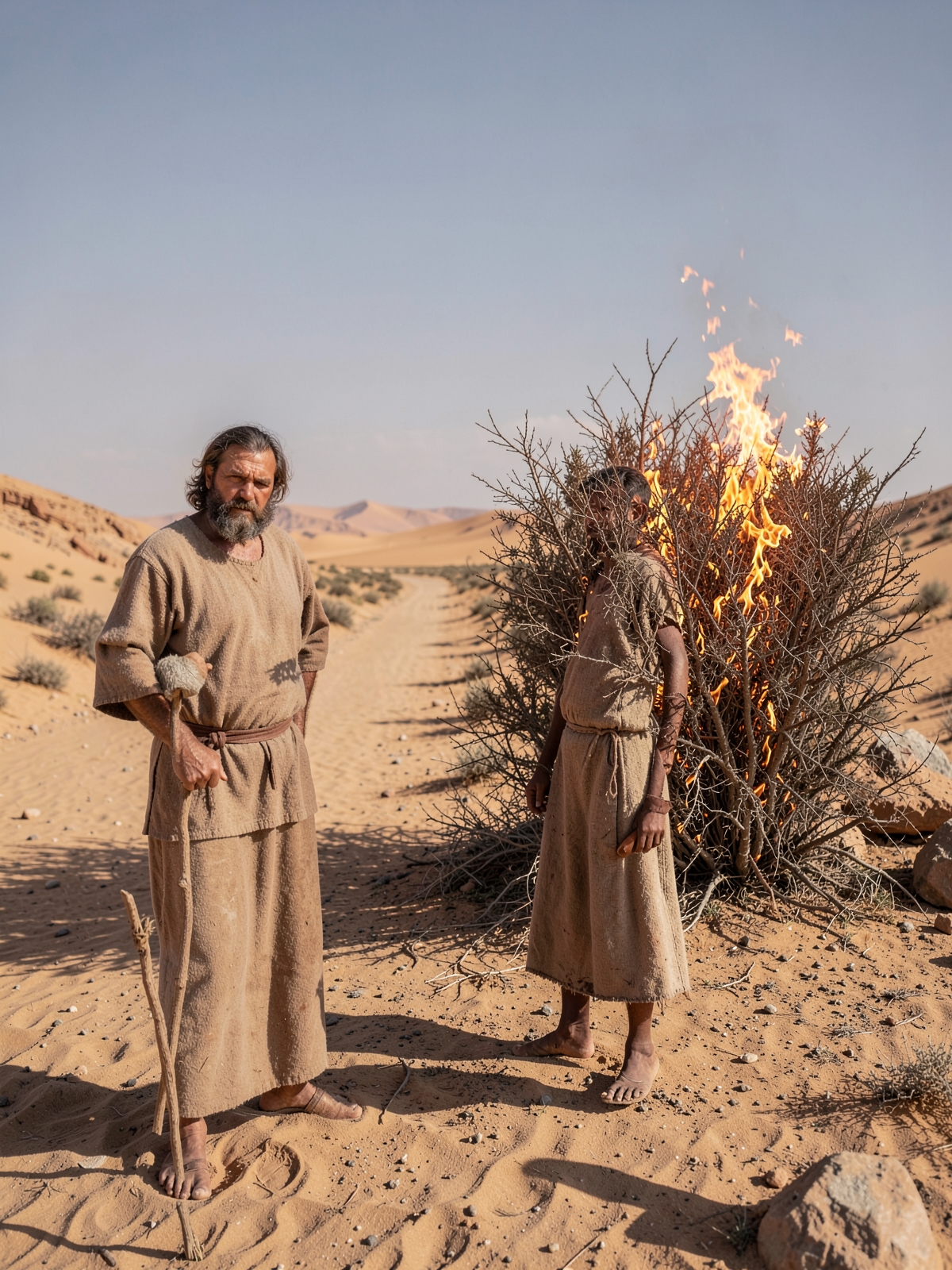 Moses is sent back to Egypt — SacraScenes visual interpretation