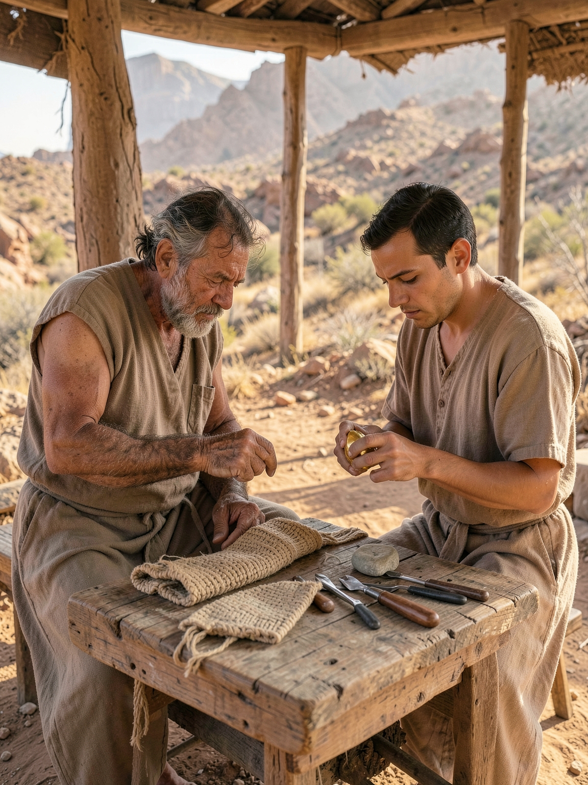 Artisans are called by name — SacraScenes visual interpretation