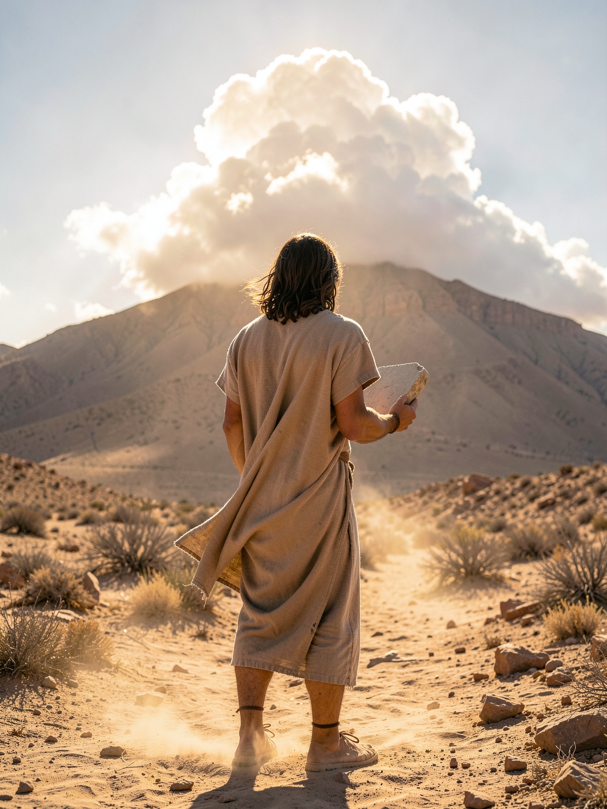 Moses receives the tablets of testimony — SacraScenes visual interpretation