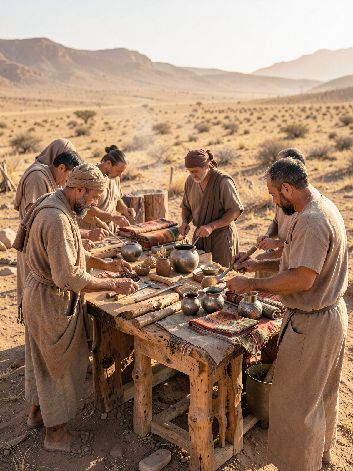 The sanctuary work is entrusted in detail — SacraScenes visual interpretation