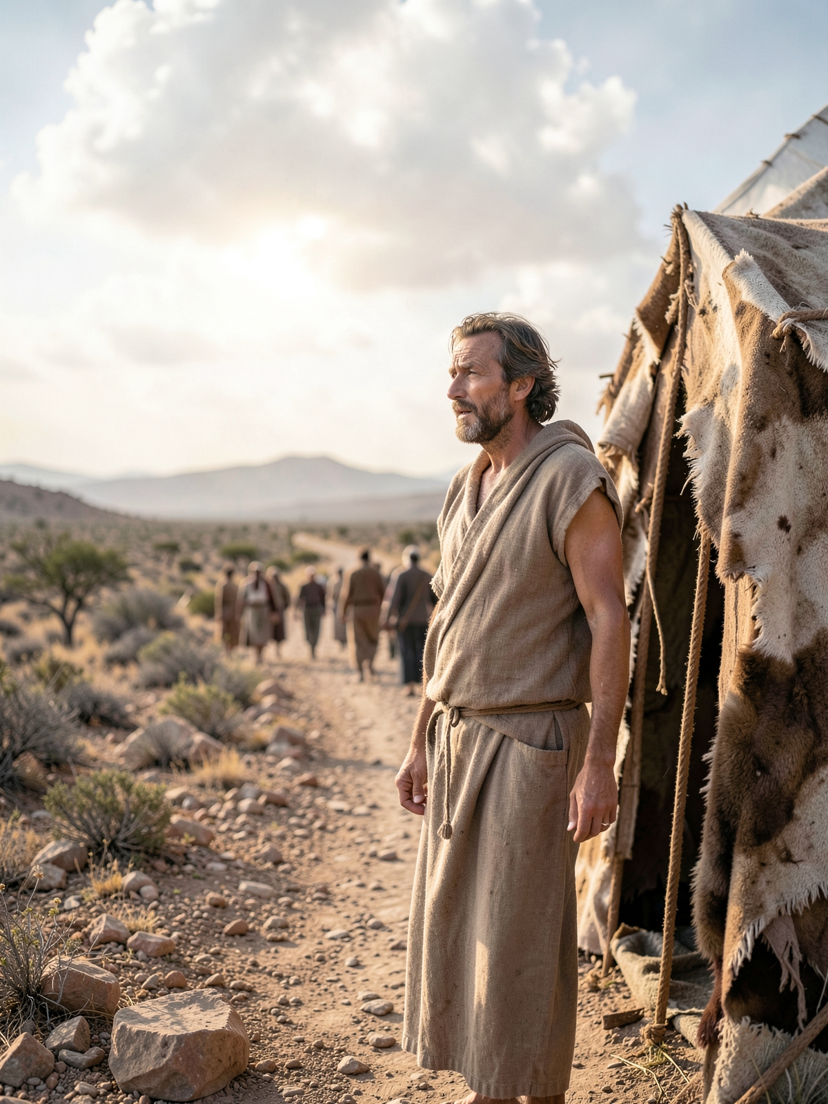 Moses asks for presence on the journey — SacraScenes visual interpretation