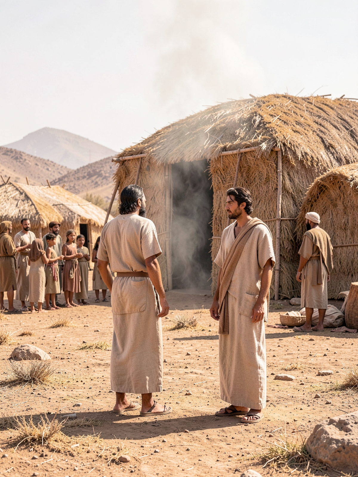 Moses meets at the tent outside camp — SacraScenes visual interpretation