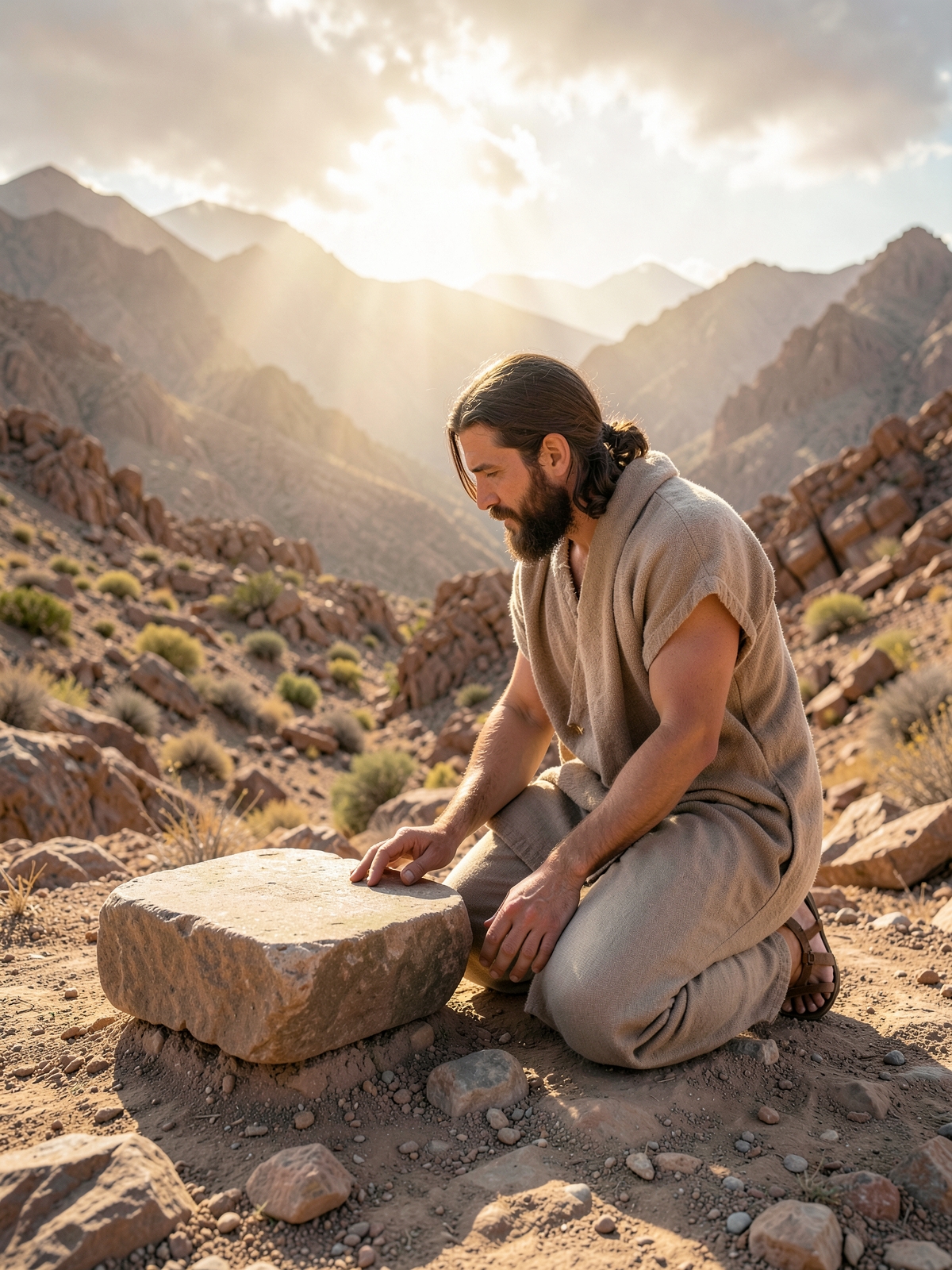 New tablets accompany covenant mercy — SacraScenes visual interpretation