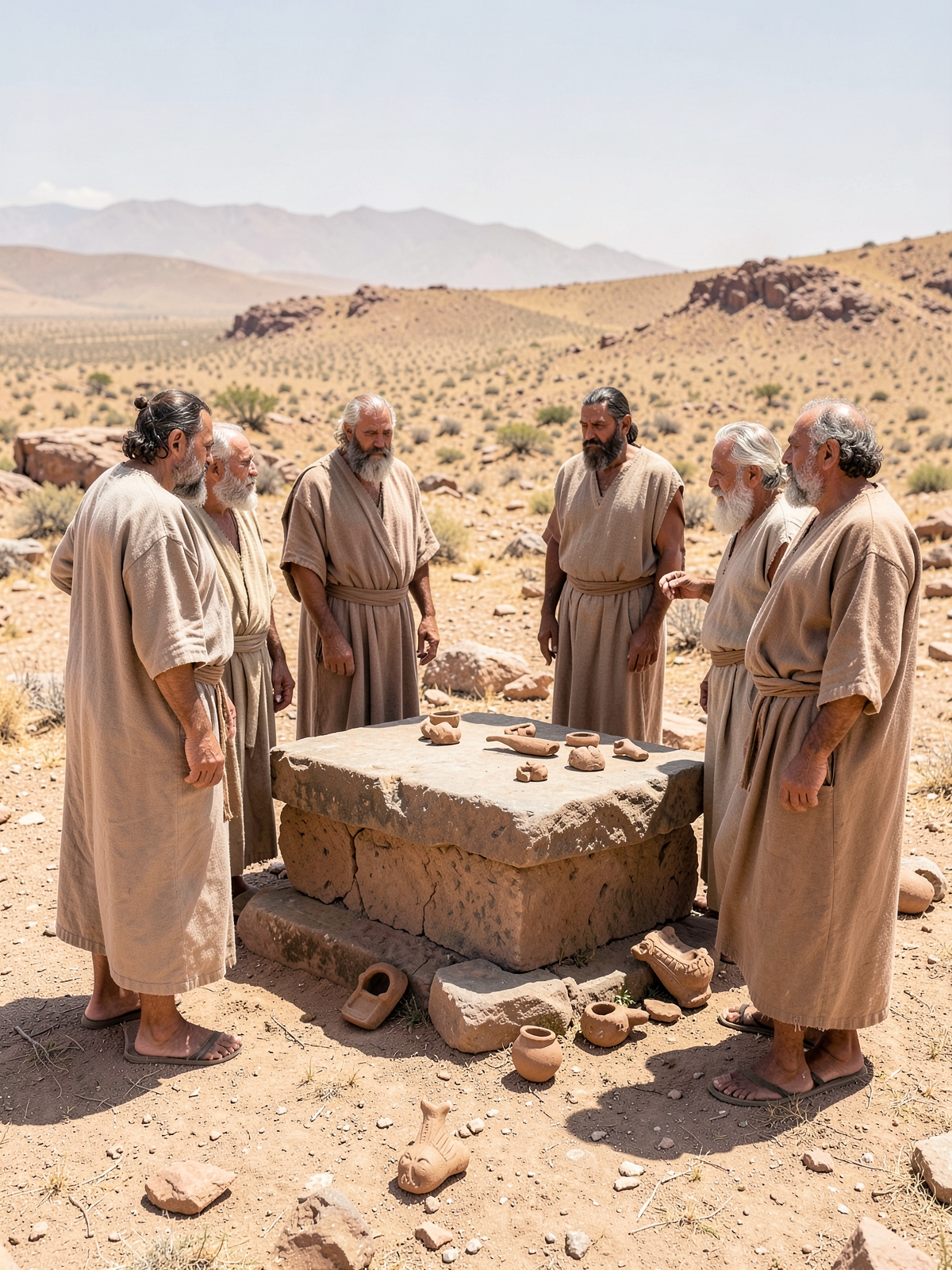 The renewed covenant rejects rival worship — SacraScenes visual interpretation