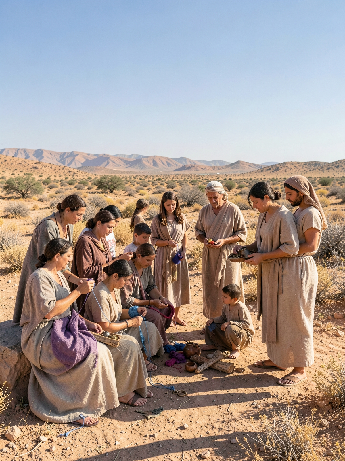 The people bring gifts with willing hearts — SacraScenes visual interpretation