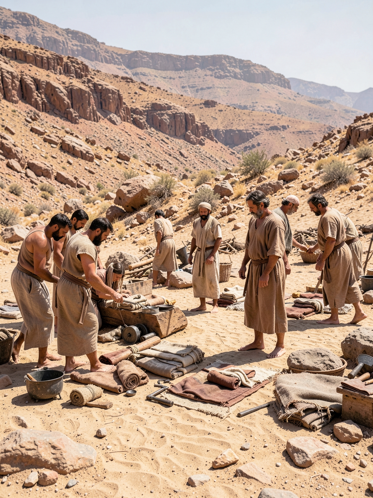 The artisans receive more than enough — SacraScenes visual interpretation