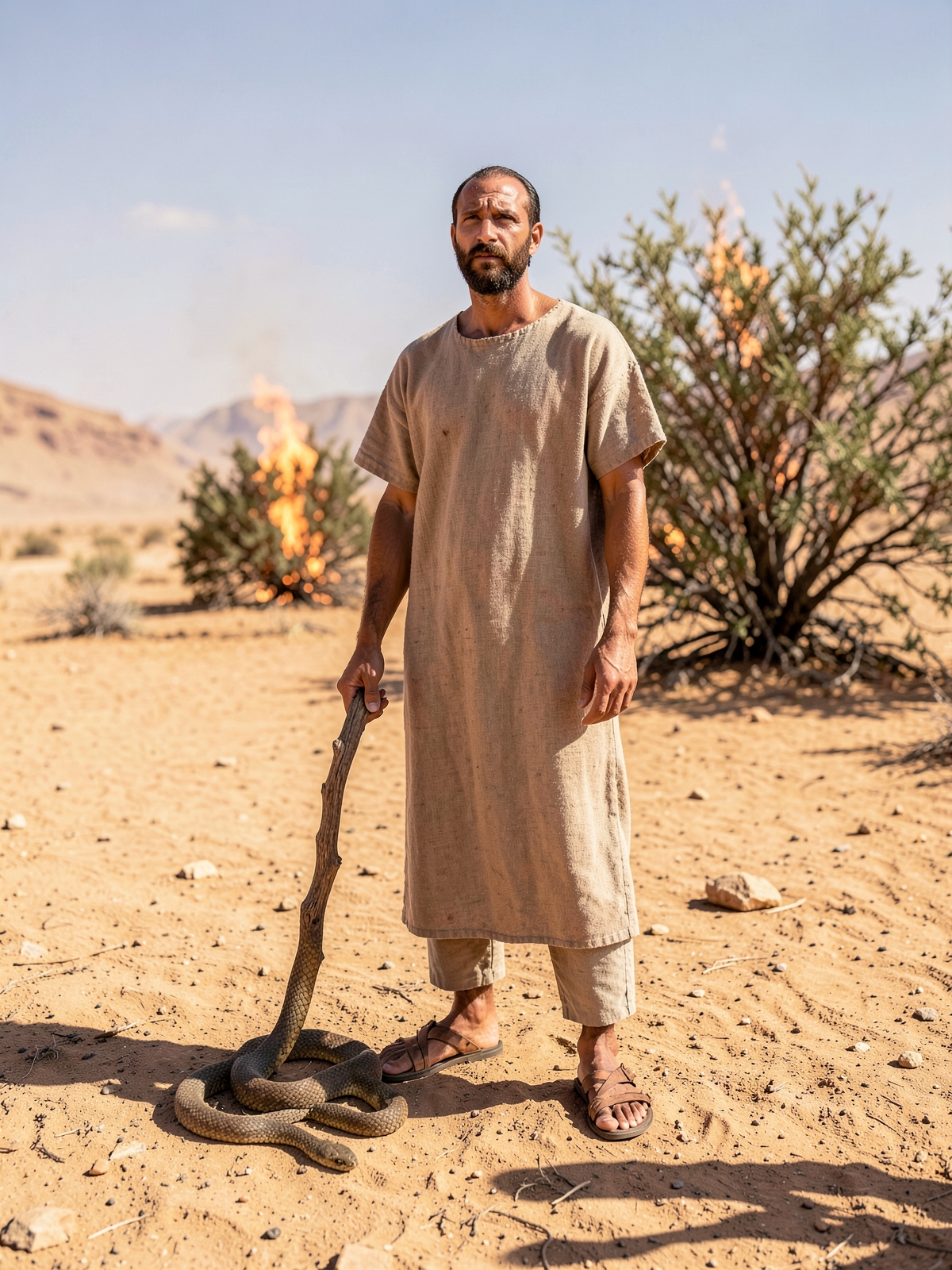 Moses receives signs for the people — SacraScenes visual interpretation