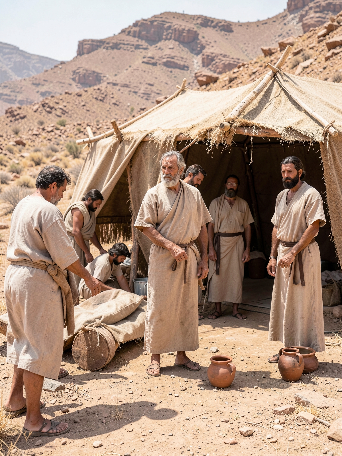 The tabernacle is to be raised and consecrated — SacraScenes visual interpretation