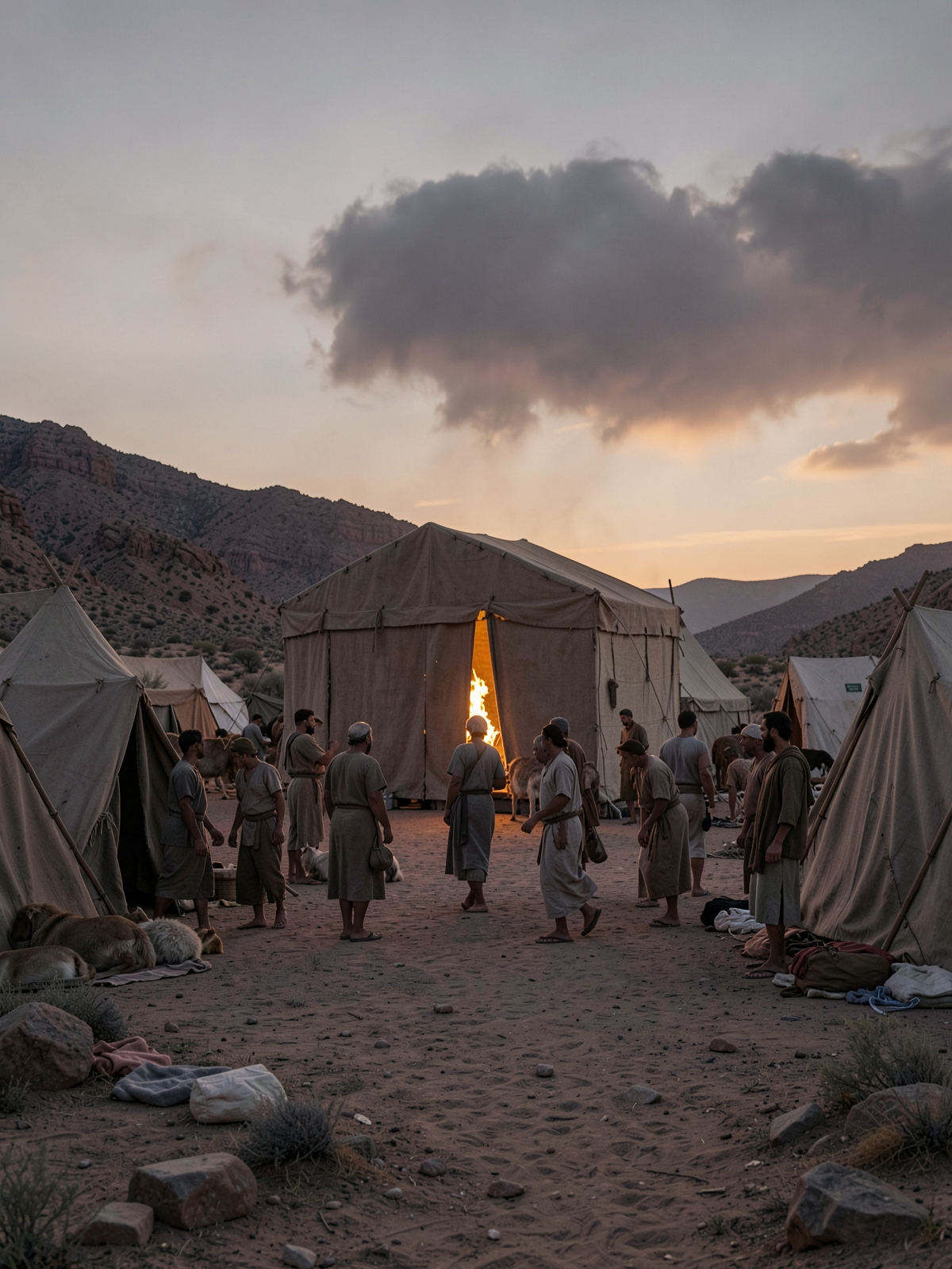Cloud and fire guide Israel’s journeys — SacraScenes visual interpretation