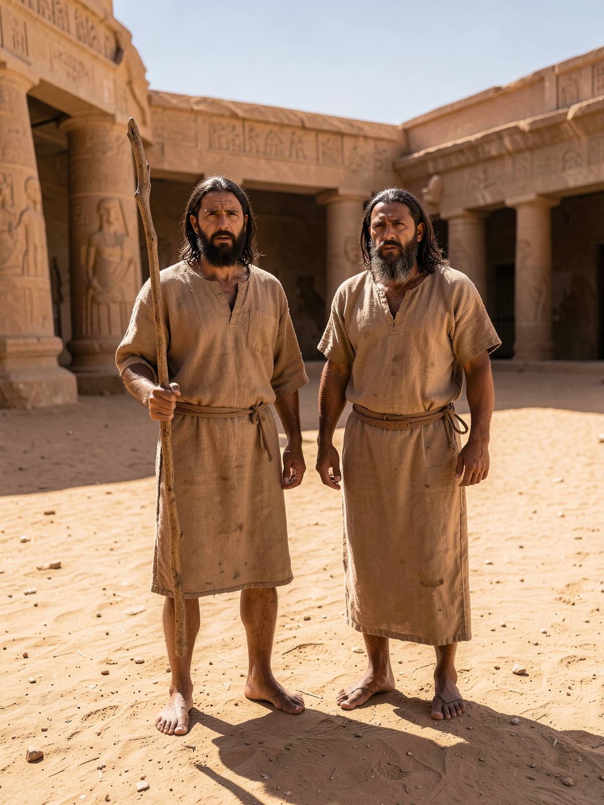 Moses is commissioned again despite his objection — SacraScenes visual interpretation