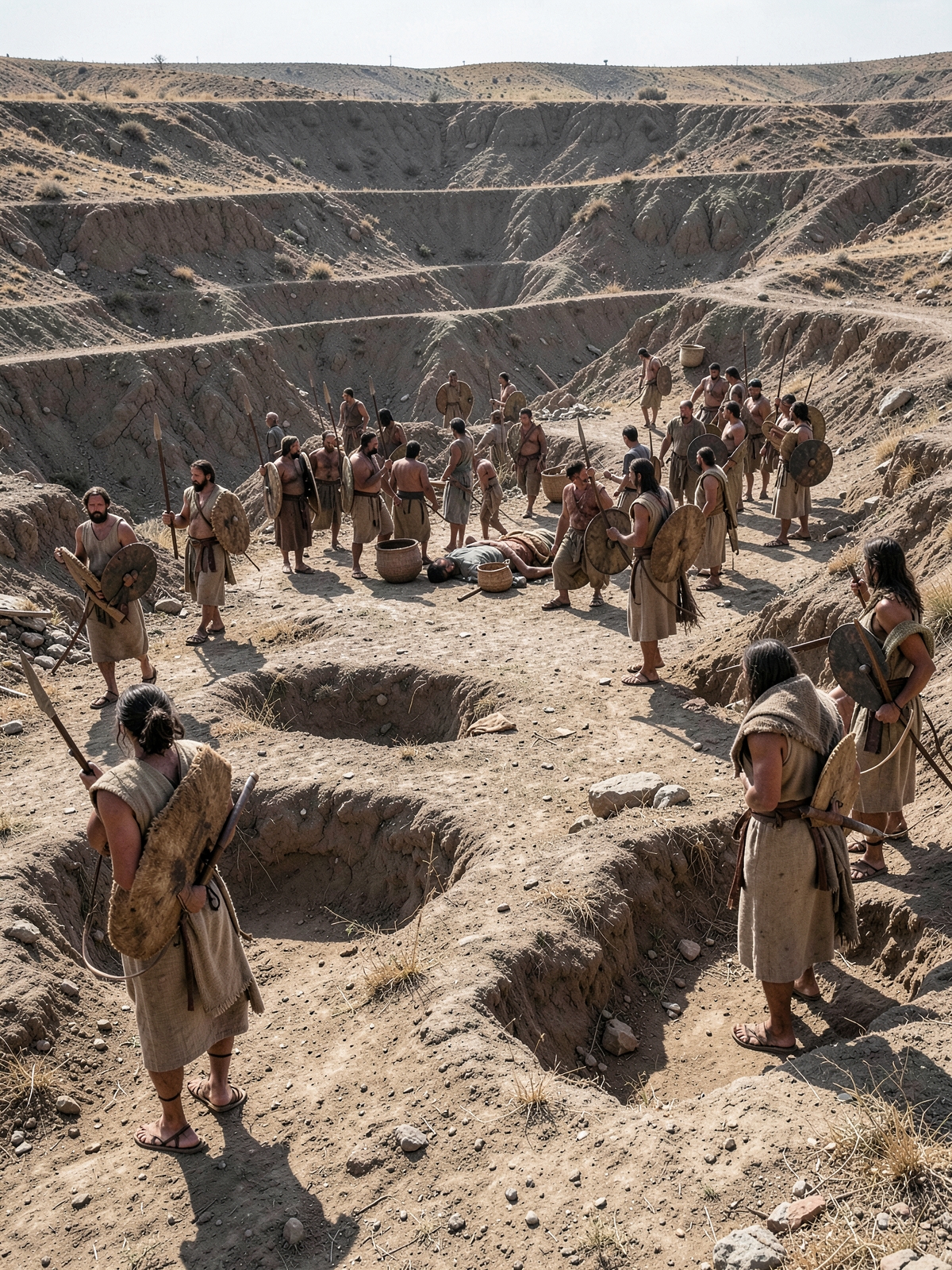 War in the valley, Lot is taken — SacraScenes visual interpretation