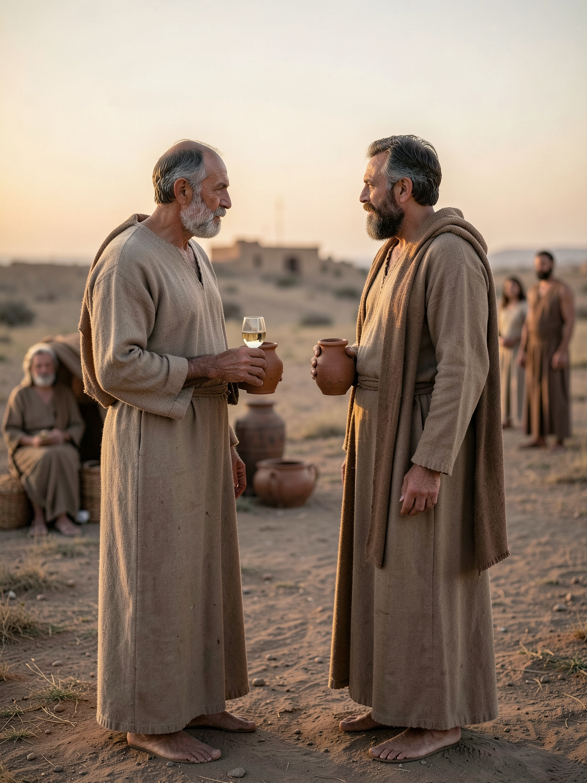 Melchizedek blesses Abram — SacraScenes visual interpretation