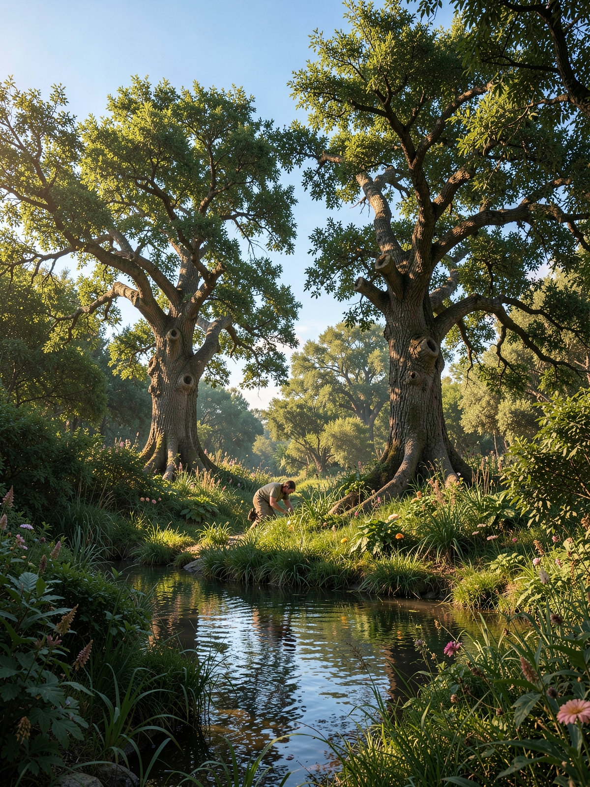 The garden and the command — SacraScenes visual interpretation