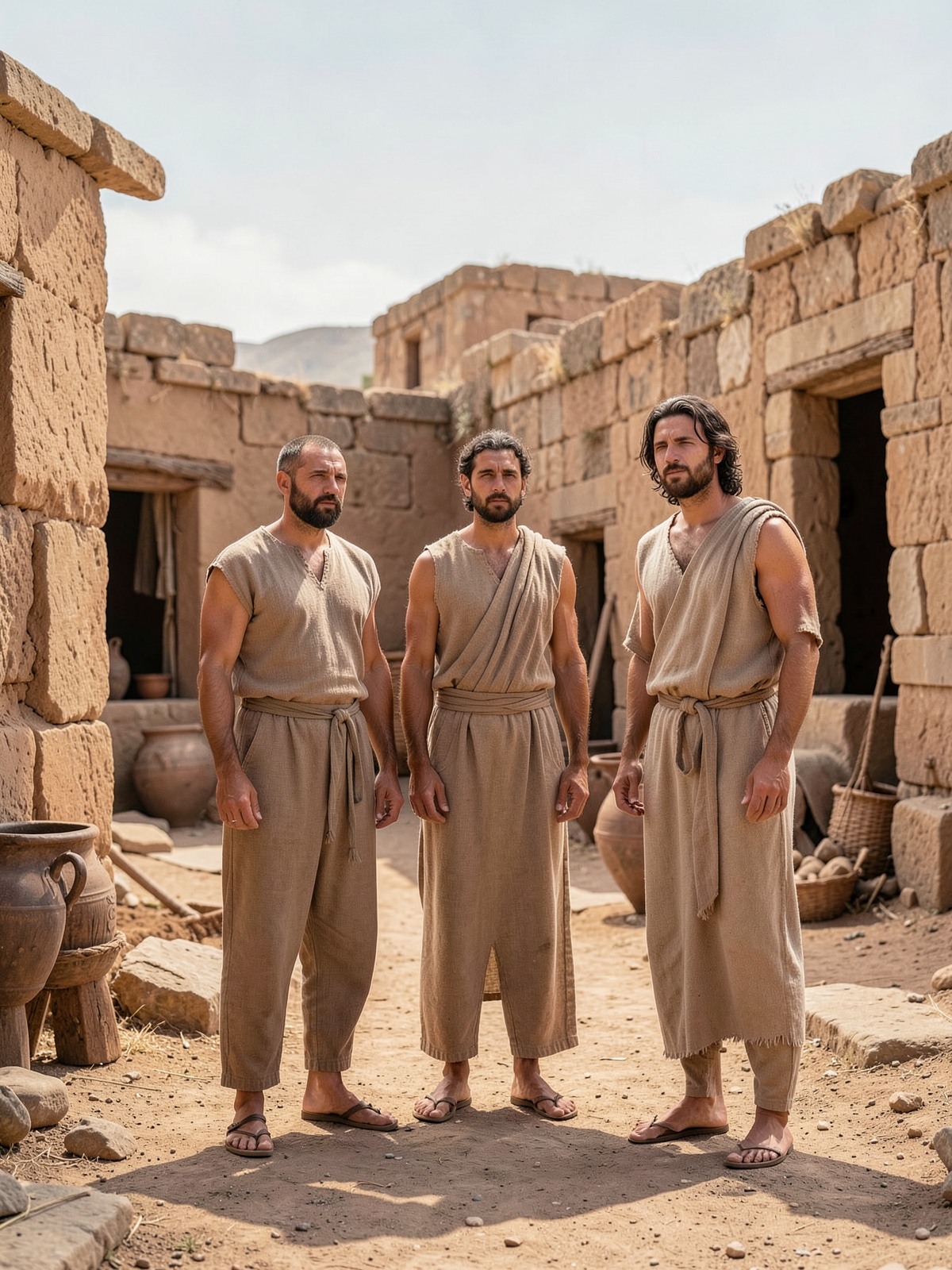 A boundary covenant at Mizpah — SacraScenes visual interpretation