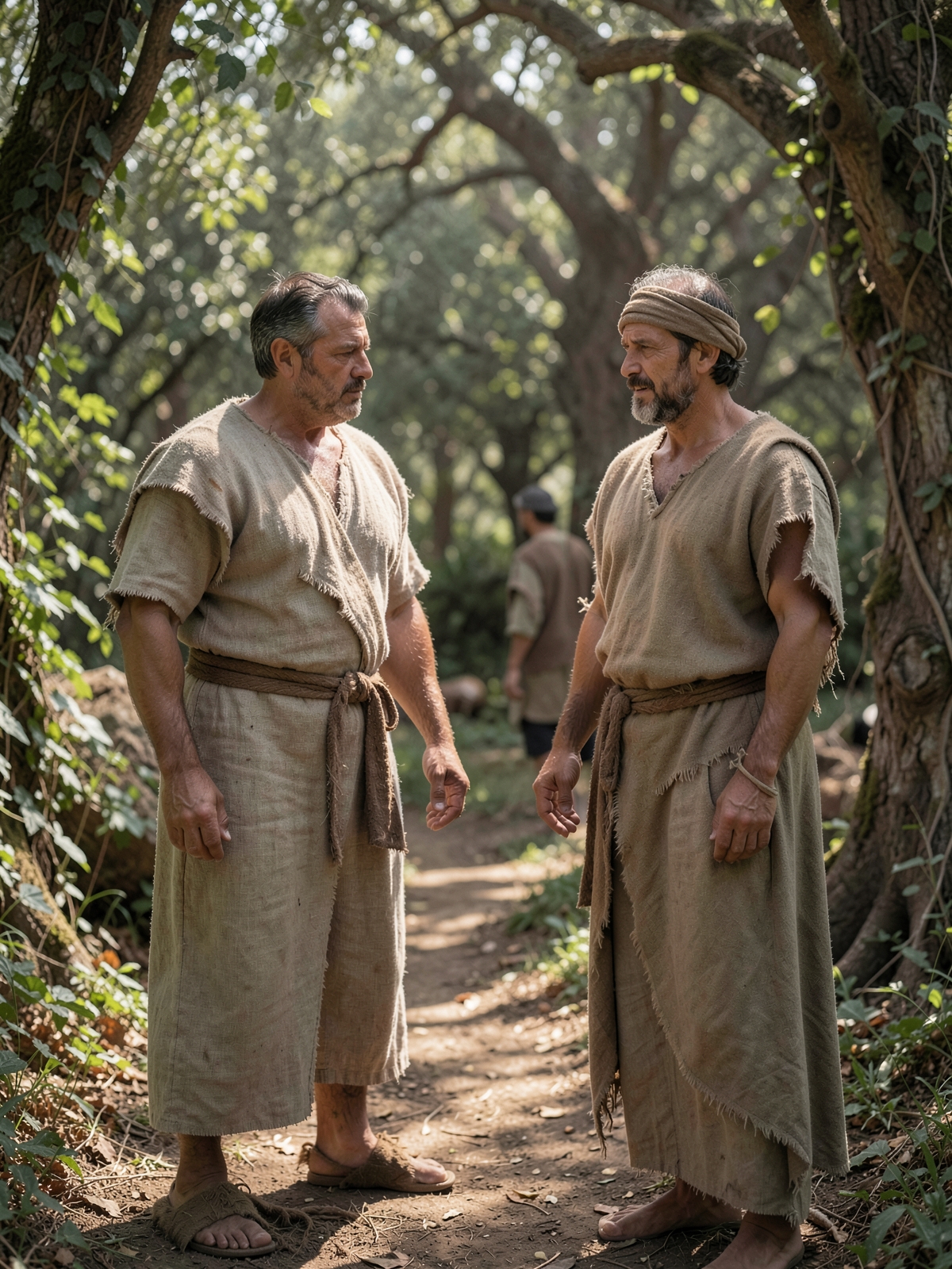 Esau is coming with four hundred men — SacraScenes visual interpretation