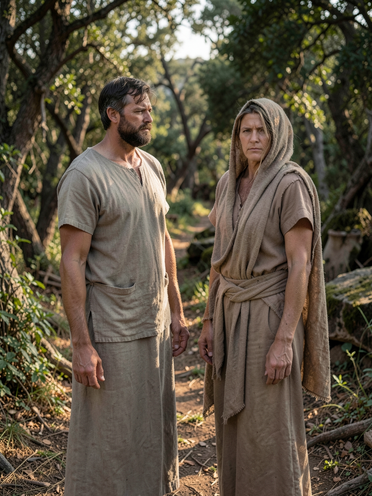 The brothers choose different routes — SacraScenes visual interpretation