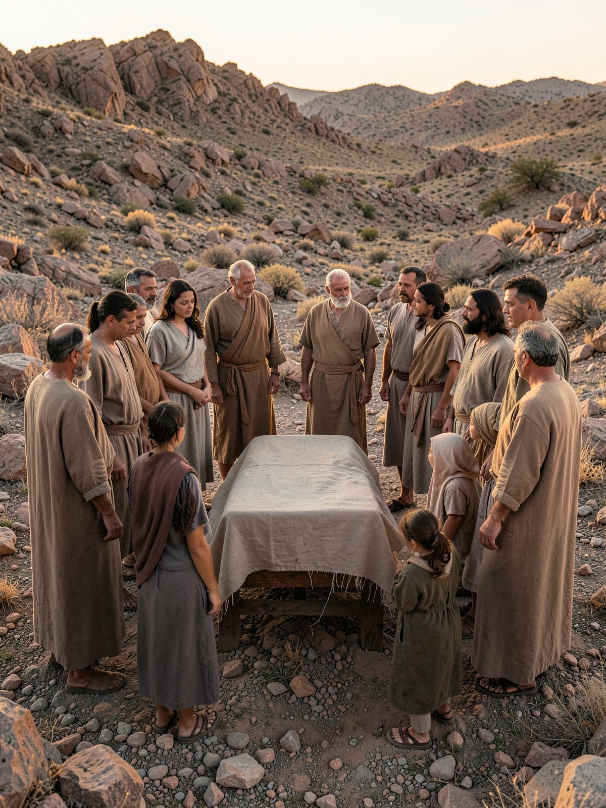 Jacob’s sons are named and Isaac dies — SacraScenes visual interpretation