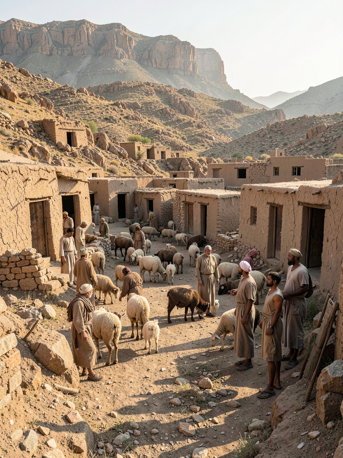 The descendants of Seir are recorded — SacraScenes visual interpretation