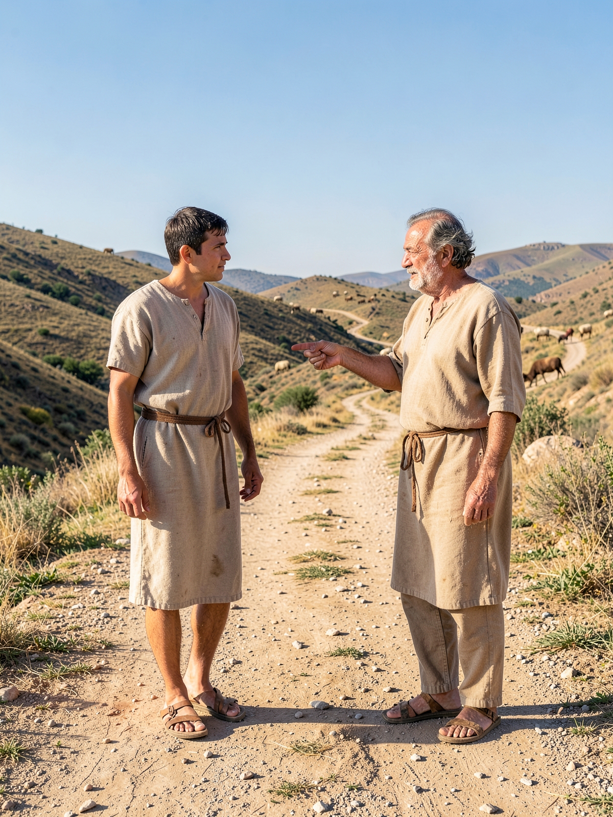 Joseph goes looking for his brothers — SacraScenes visual interpretation