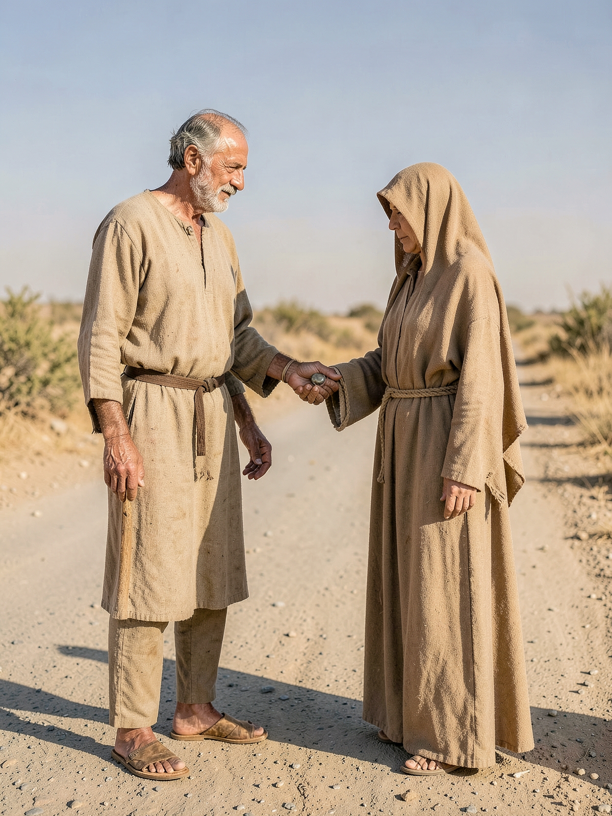 Tamar receives Judah’s pledge — SacraScenes visual interpretation