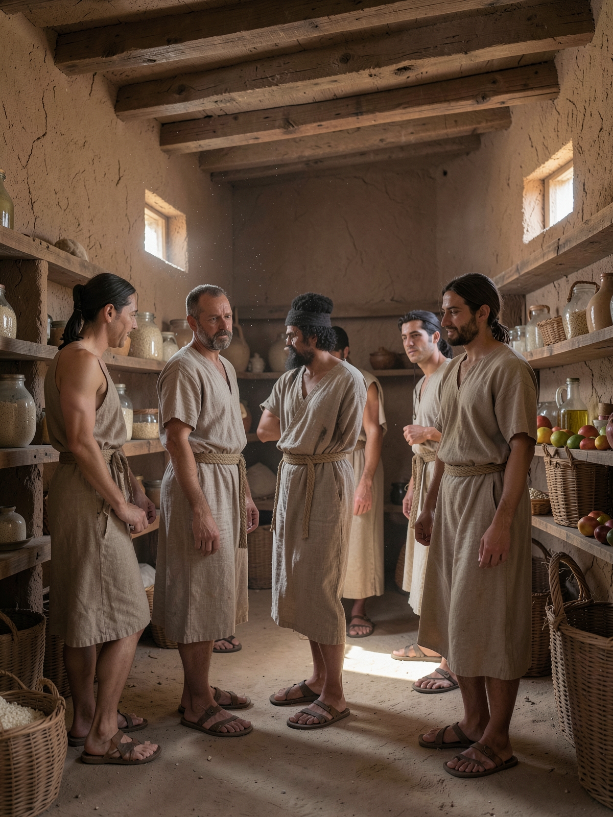 Joseph is trusted in Potiphar’s house — SacraScenes visual interpretation