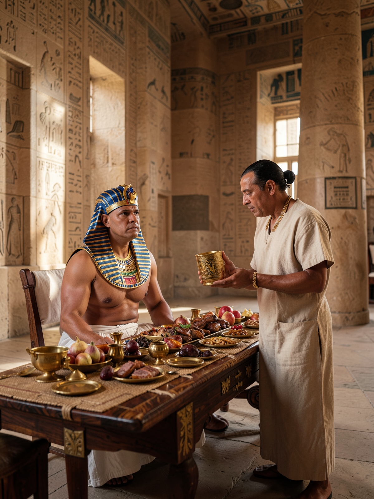 The cupbearer is restored, but Joseph is forgotten — SacraScenes visual interpretation