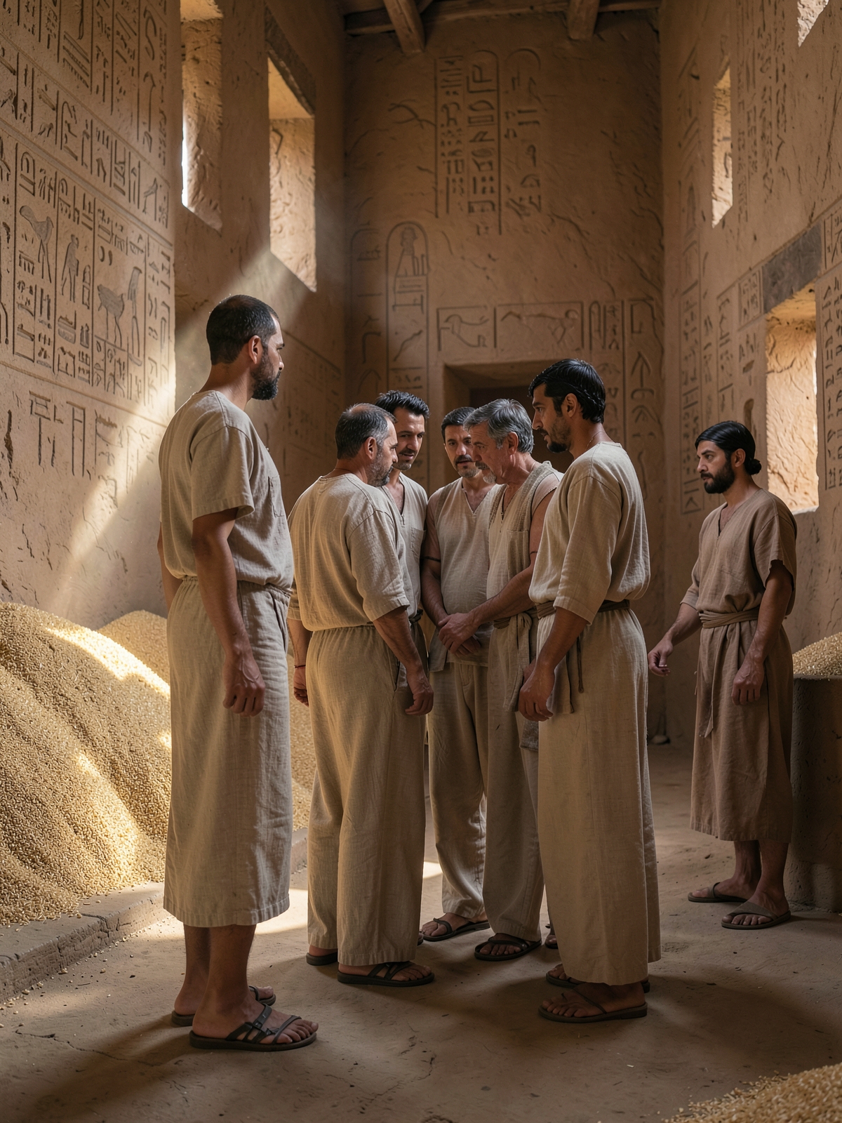 The brothers remember what they did to Joseph — SacraScenes visual interpretation