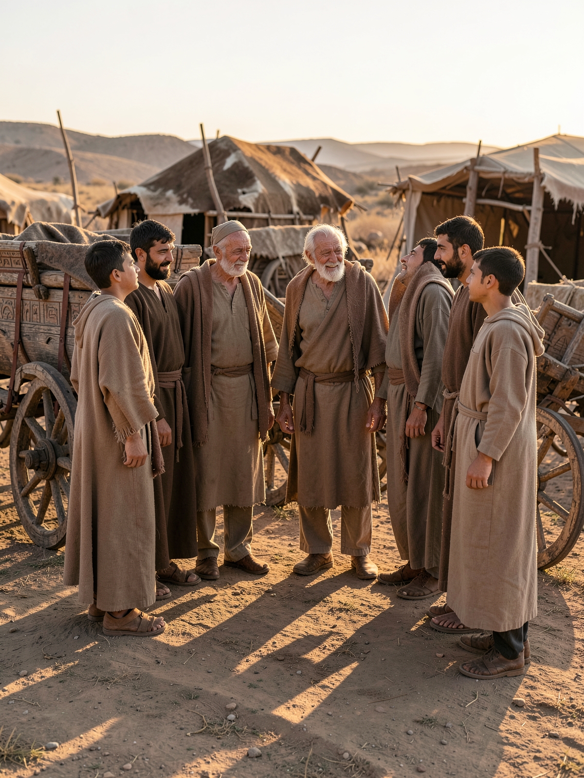 Jacob hears that Joseph is alive — SacraScenes visual interpretation