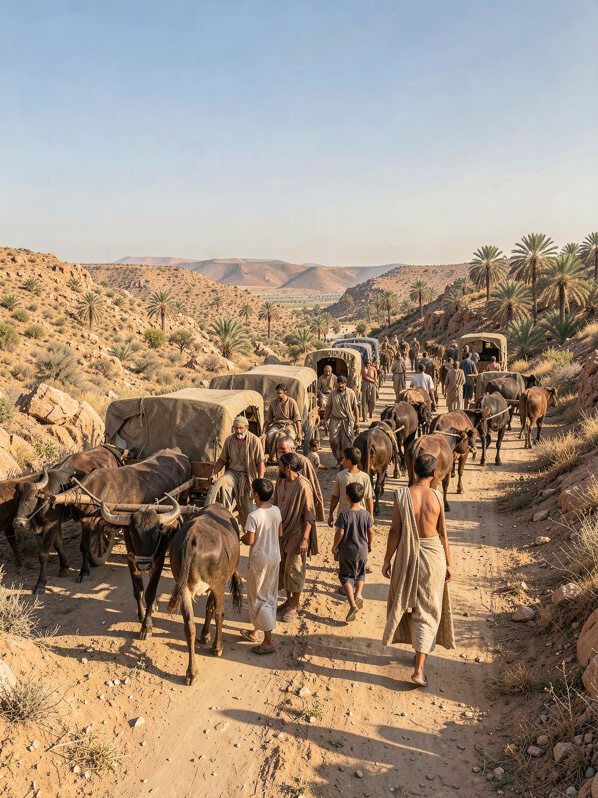 The household going to Egypt is named — SacraScenes visual interpretation
