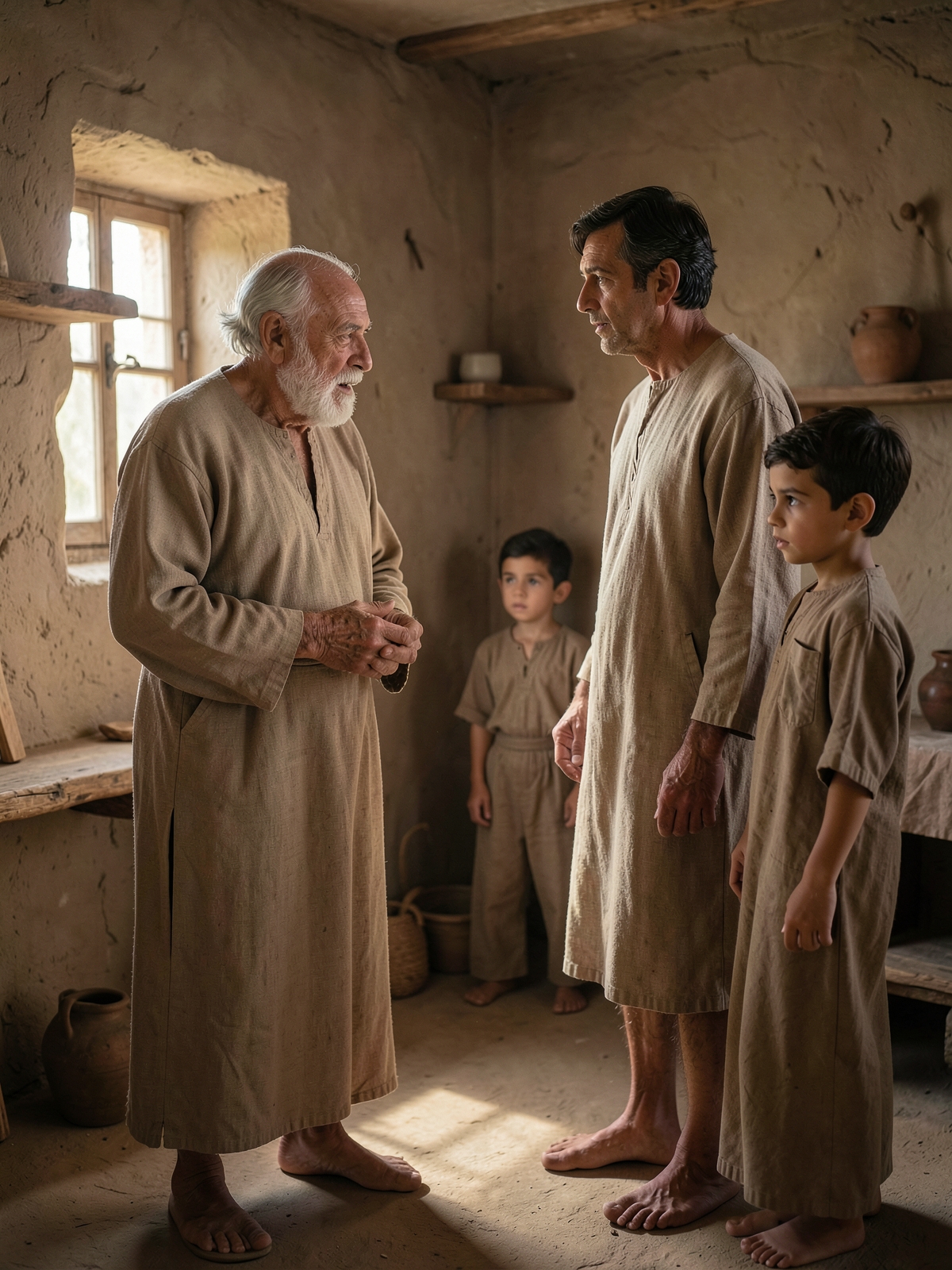Jacob speaks of return to the land — SacraScenes visual interpretation