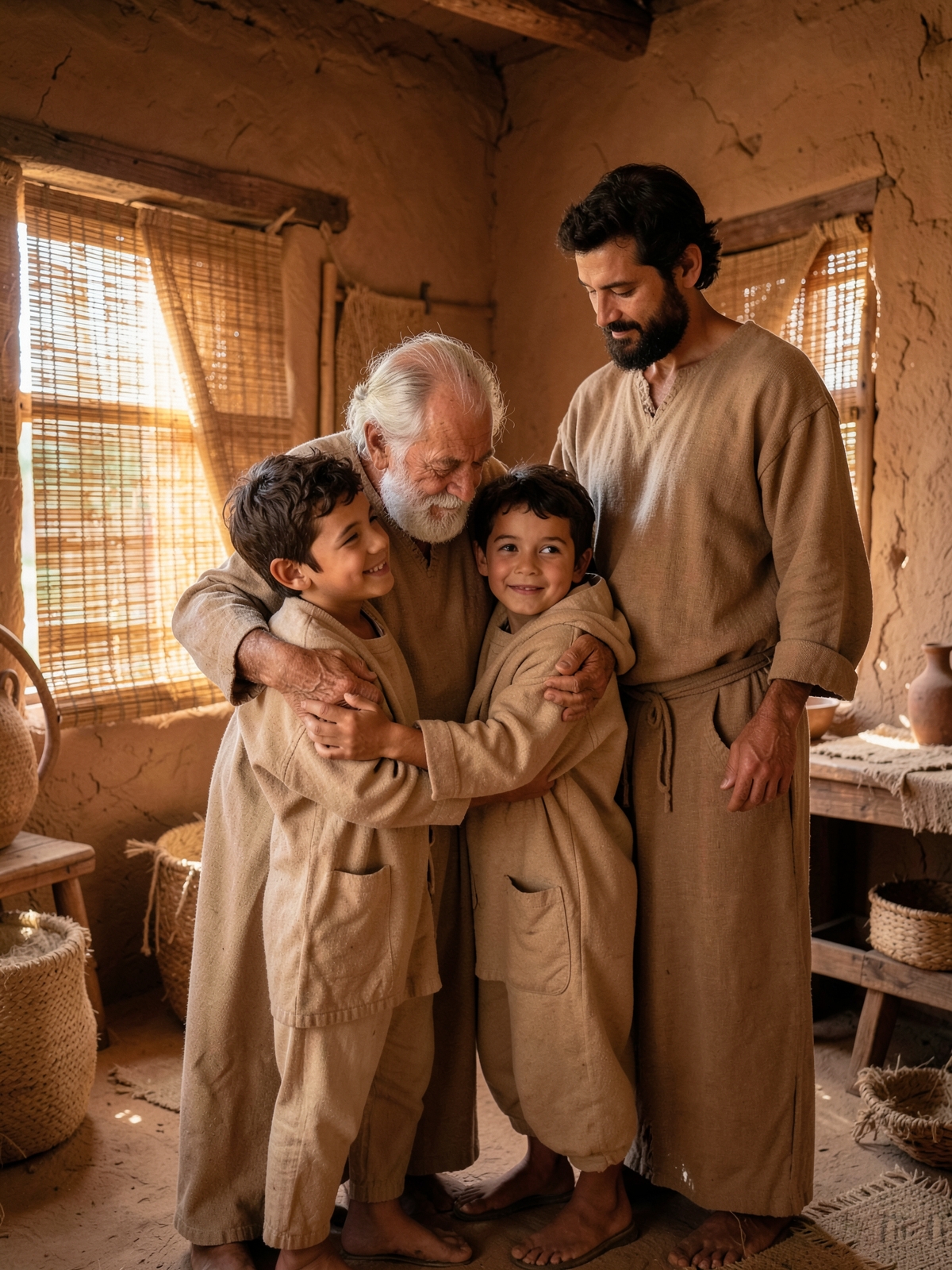 Jacob receives Joseph’s sons as his own — SacraScenes visual interpretation