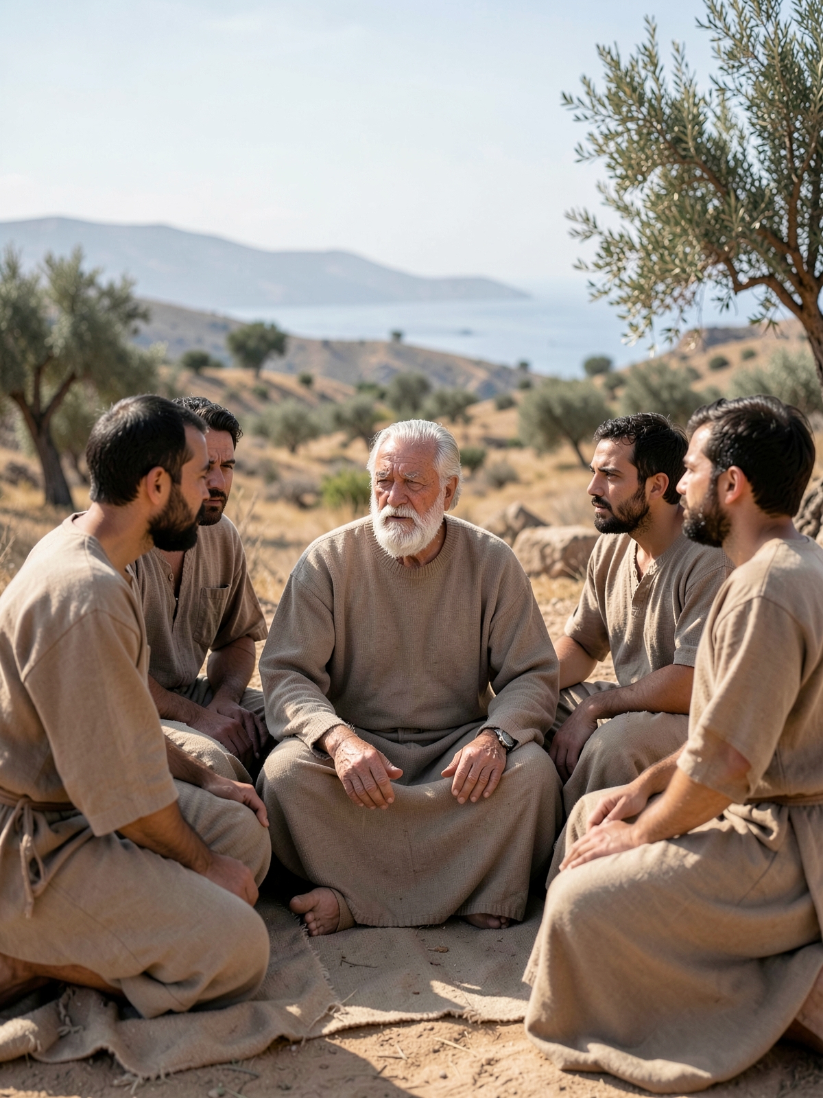 Jacob speaks to Zebulun through Naphtali — SacraScenes visual interpretation