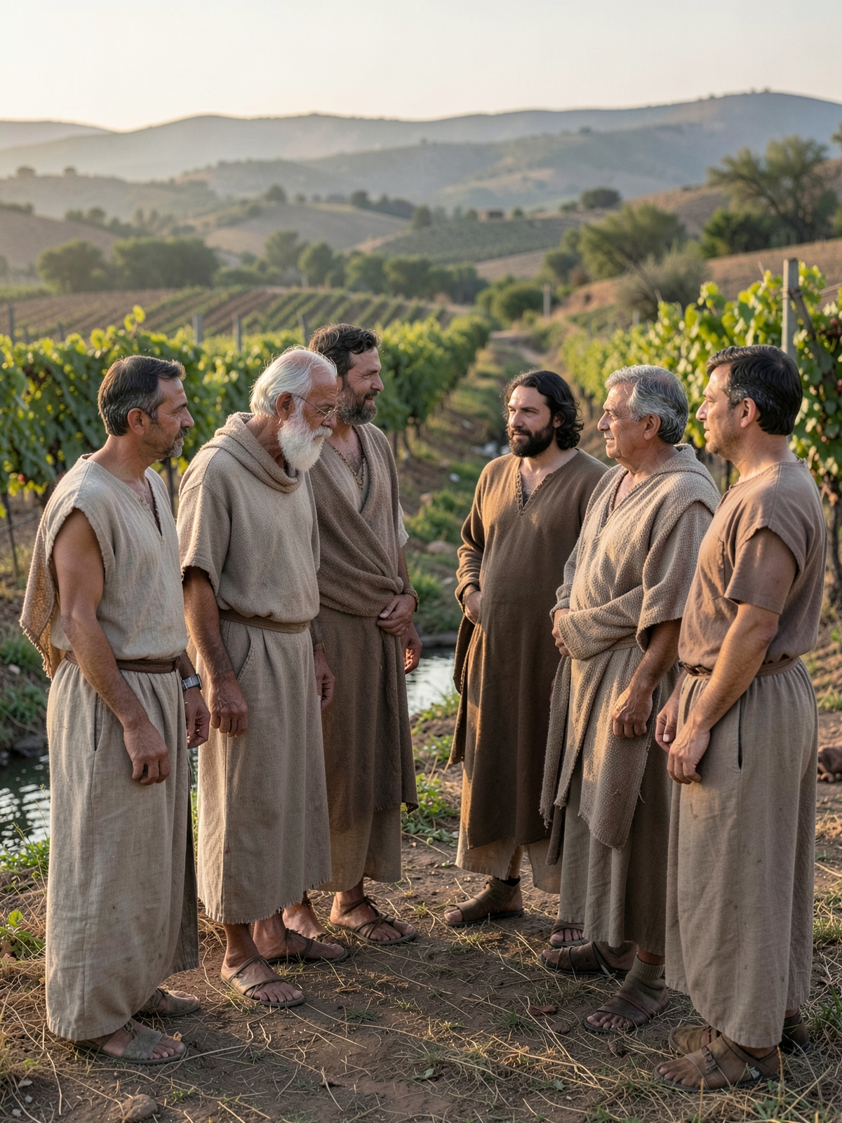 Joseph and Benjamin receive their words — SacraScenes visual interpretation