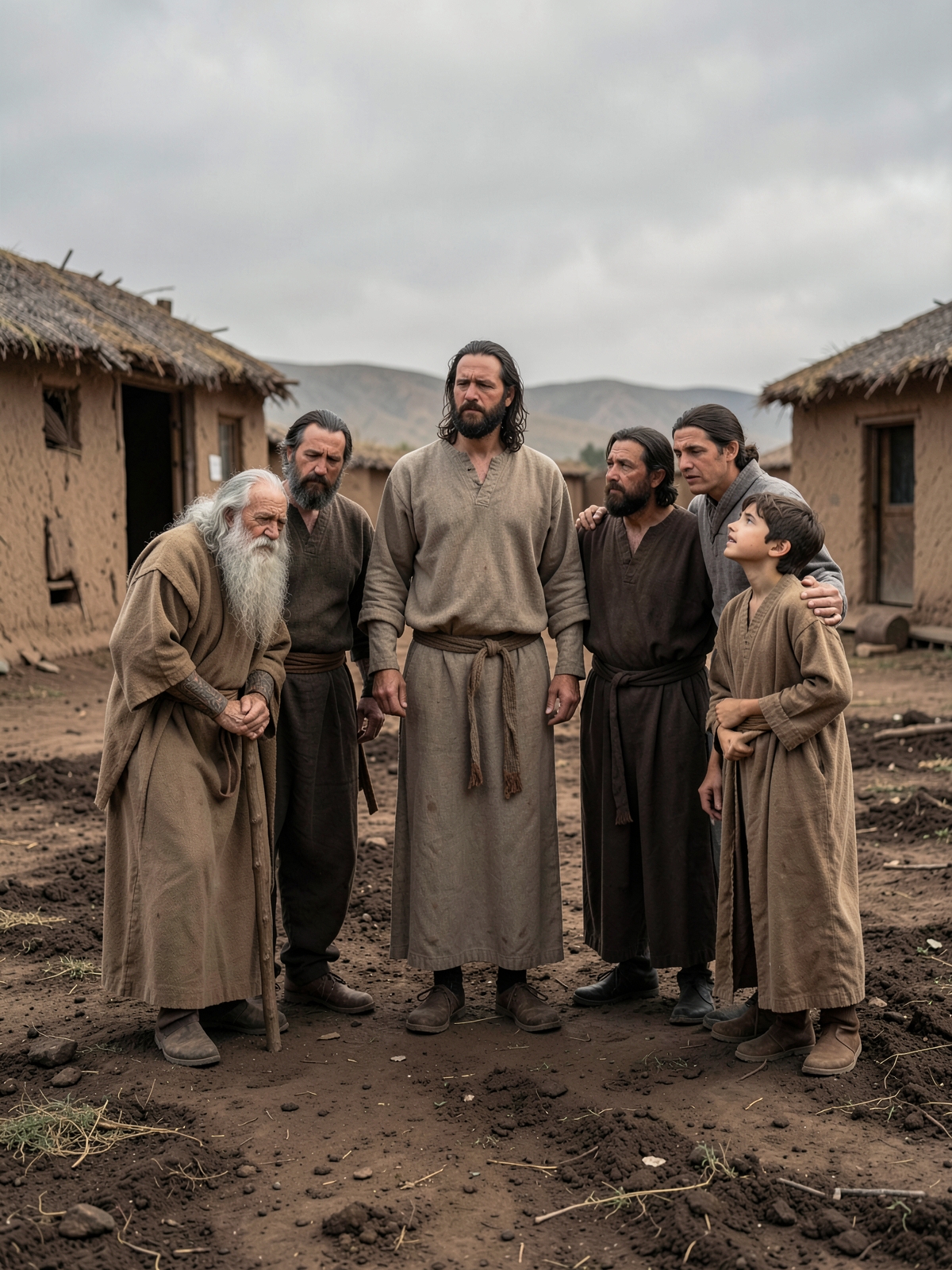 The line reaches Noah — SacraScenes visual interpretation
