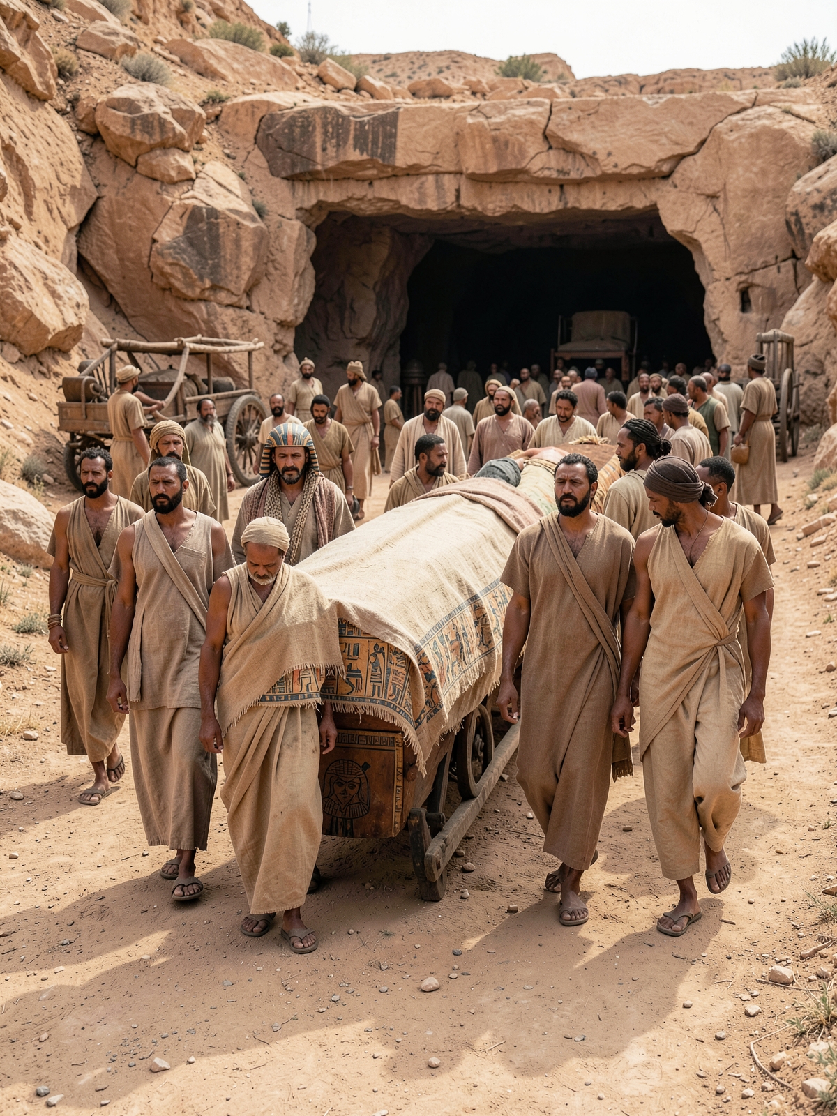 Jacob is carried to Machpelah — SacraScenes visual interpretation