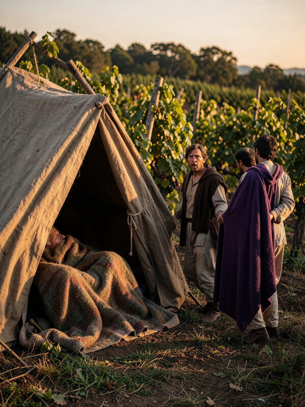 Noah’s vineyard and the covering — SacraScenes visual interpretation
