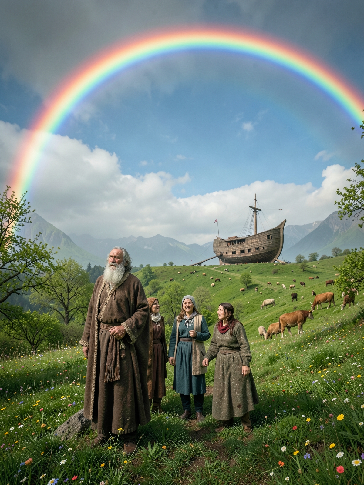The covenant and the rainbow — SacraScenes visual interpretation