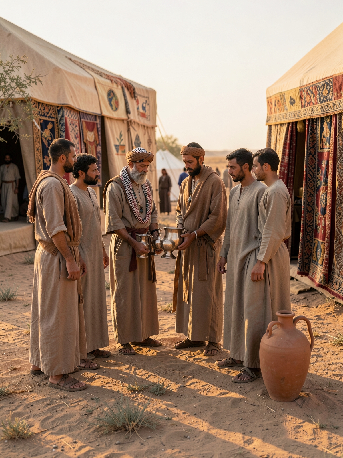 Priests must distinguish holy from common — SacraScenes visual interpretation