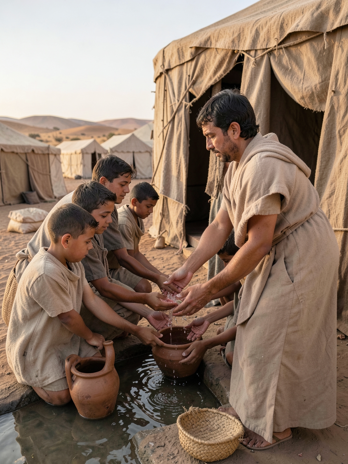 Daily purity serves the call to holiness — SacraScenes visual interpretation