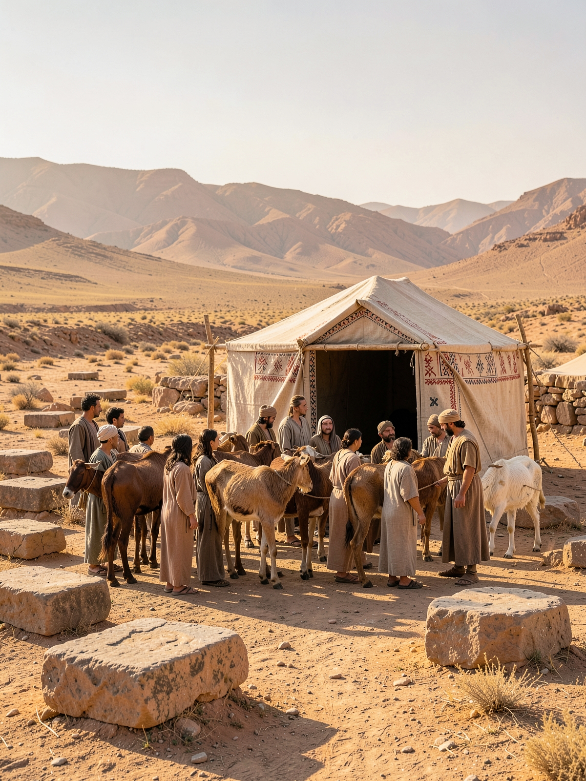 Offerings are brought to the tent of meeting — SacraScenes visual interpretation