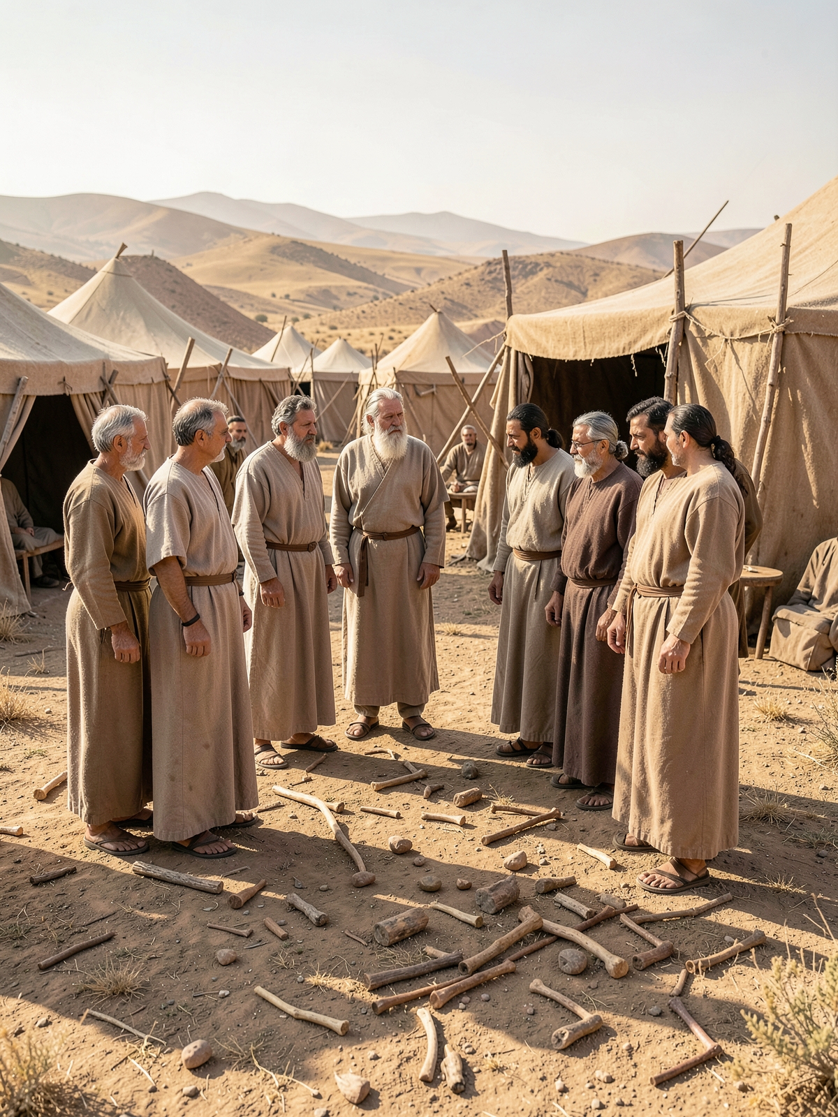 Covenant loyalty includes rejecting mediums and honoring parents — SacraScenes visual interpretation