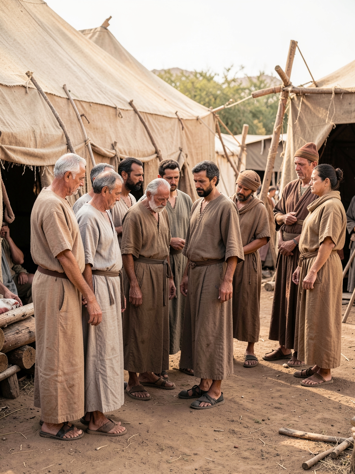 Priests observe distinct mourning and holiness boundaries — SacraScenes visual interpretation