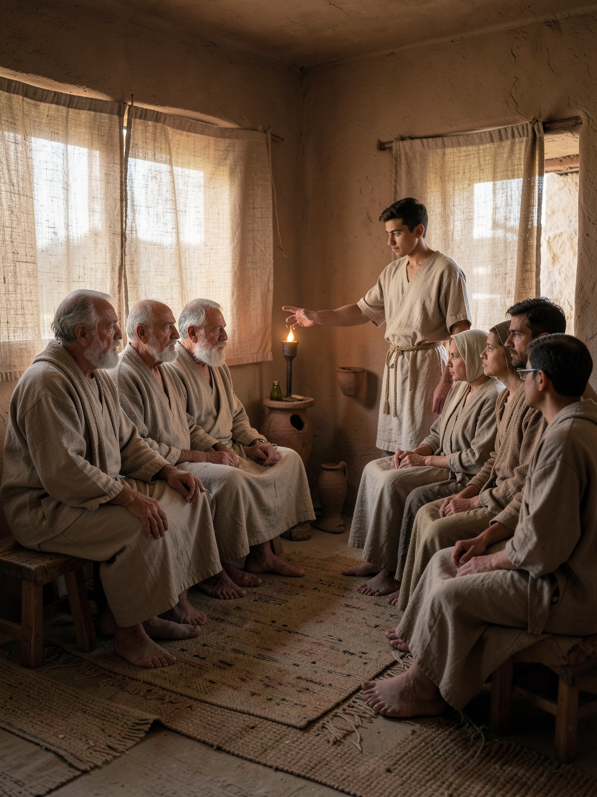 Priestly households carry public covenant responsibility — SacraScenes visual interpretation