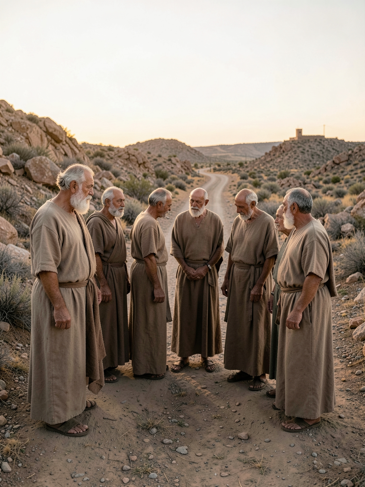 Confession and remembered covenant remain possible even in exile — SacraScenes visual interpretation