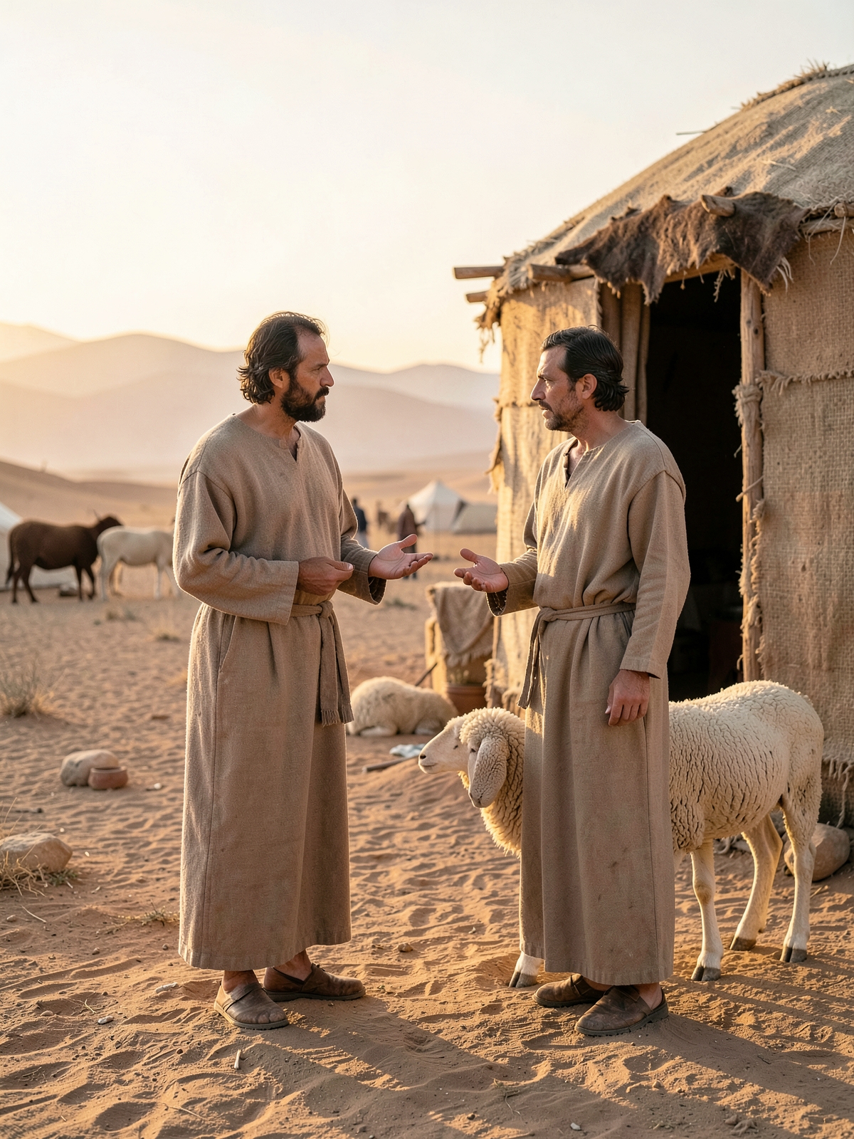 Specific failures lead to confession and an offering — SacraScenes visual interpretation